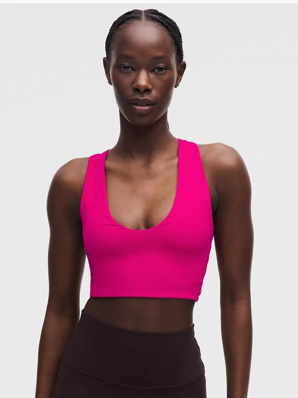 Lululemon Bend This Scoop and Cross Bra Light Support.